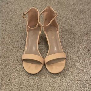 Nude Dream Paris Ankle Strap Heels